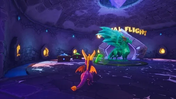 Скрин из игры про дракончика Спайро