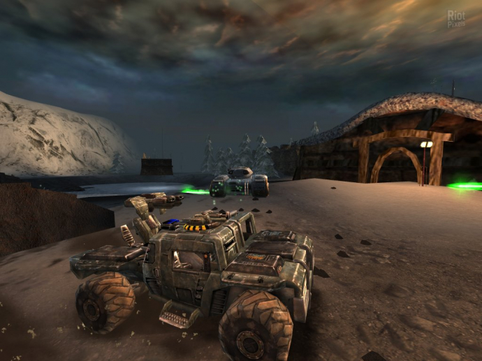 UT2004 скриншот, боевой автомобиль