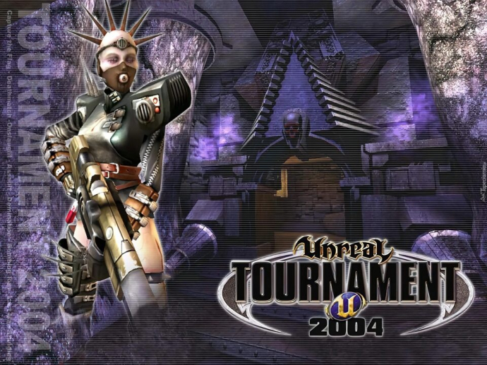 Обоями по игре Unreal tournament 2004, обложка