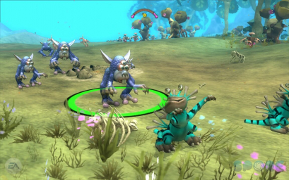 Spore скриншот, на планете, существа