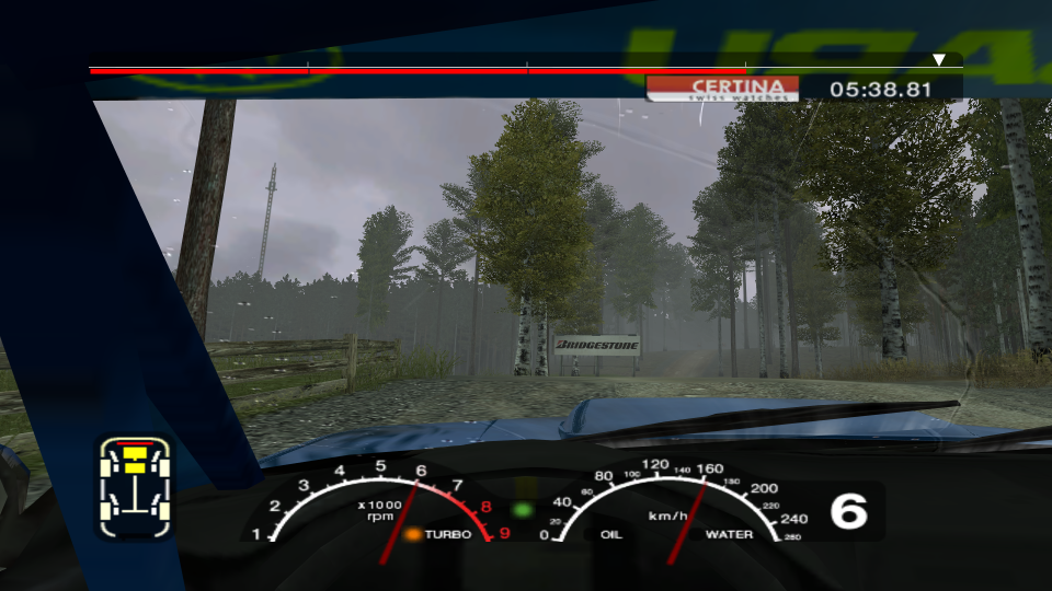 Вид из кабины пилота. Colin macray rally 2005