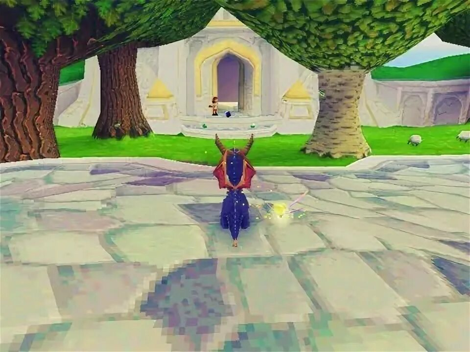 Спайро, красивая игра, из игры, скриншот, 2 часть